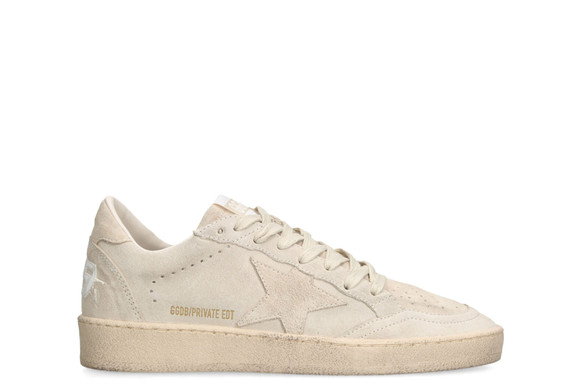 Golden Goose Ball Star Beige Suede