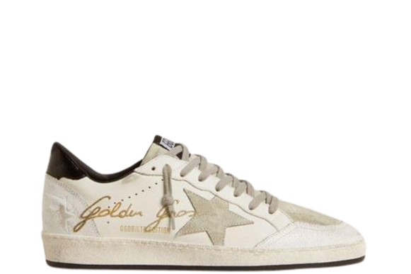 Golden Goose Ball Star White and Gold Special Edition
