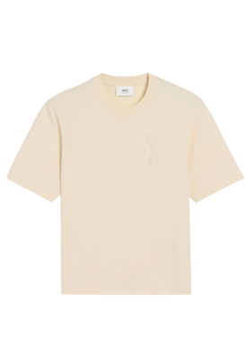 T-shirt AMI Gros Coeur Beige
