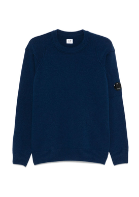 Pull Crewneck Laine CP Company (Bleu Marine)