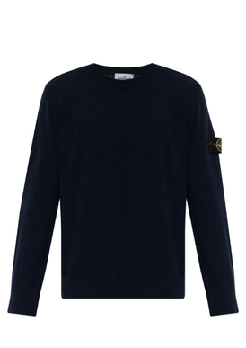 Pull Crewneck Stone Island (Bleu marine)