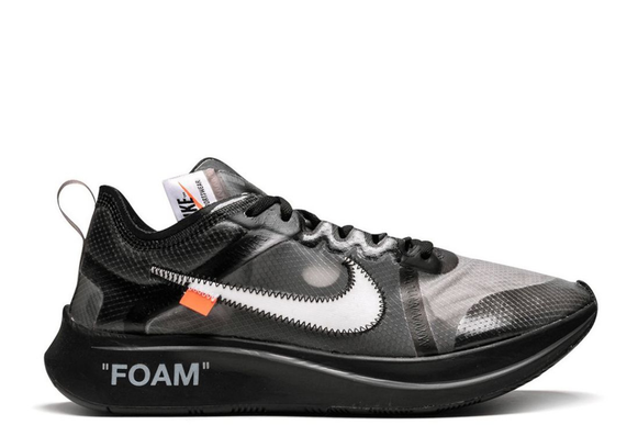 Nike Zoom Fly Off-White ( Black Silver ) 2018