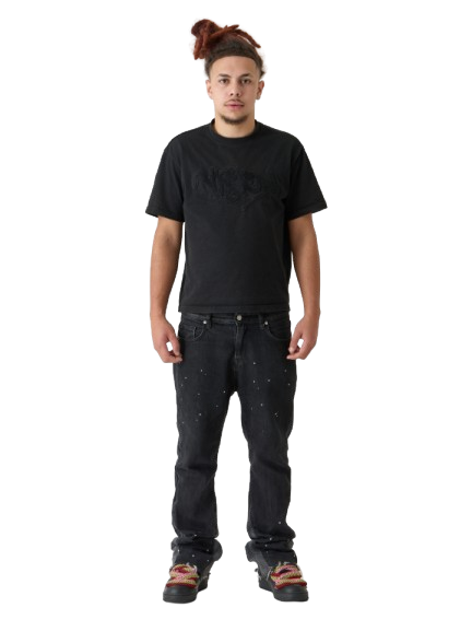 Jeans Flared 808 - Noir