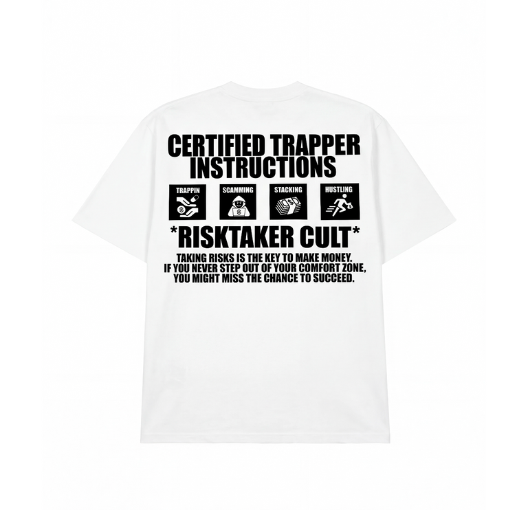 CERTIFIED TRAPPER T-SHIRT WHITE