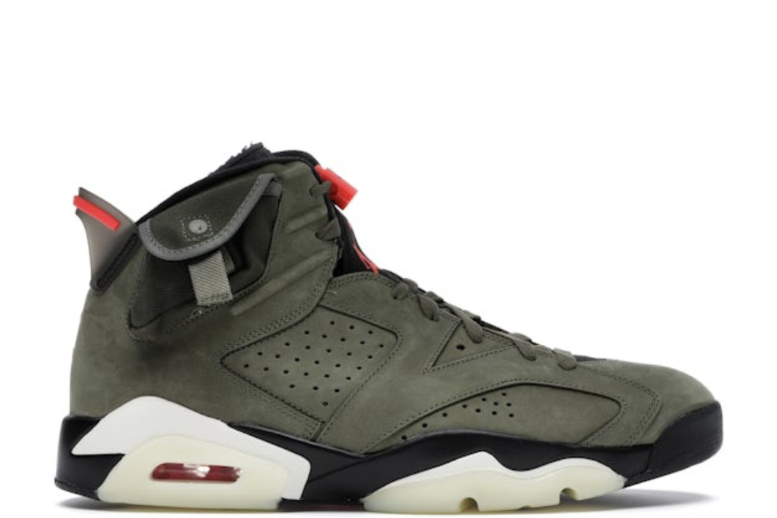 Jordan 6 Travis Scott Medium Olive
