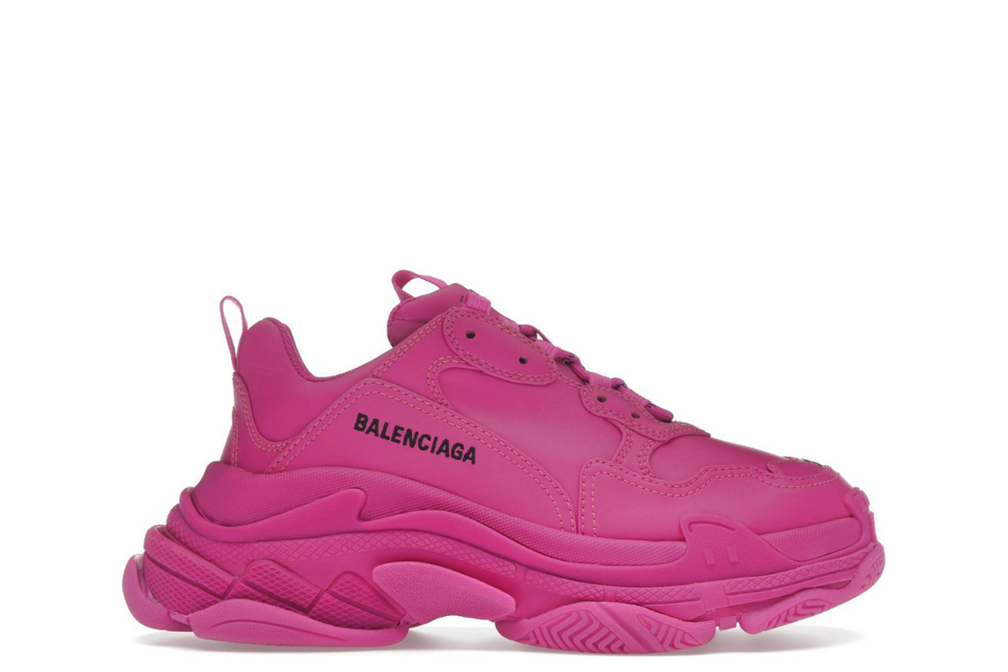 Balenciaga Triple S Leather Pink