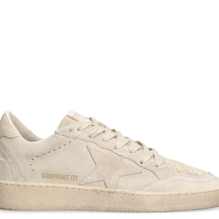 Golden Goose Ball Star Beige Suede