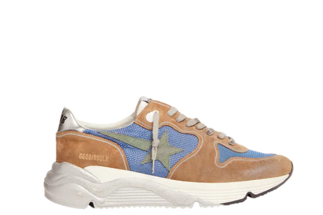 Golden Goose Running Sole 'Tobacco Denim Blue'
