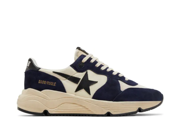 Golden Goose Running Blue White