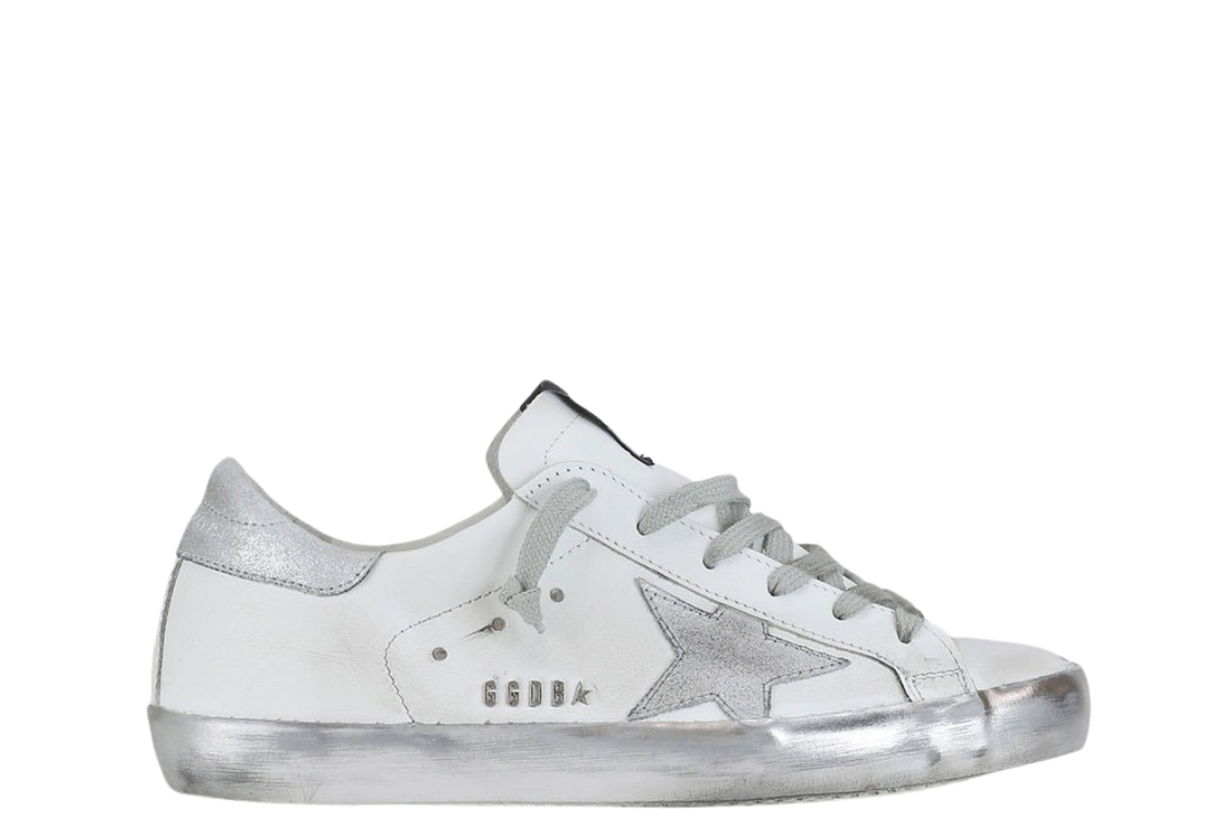 Golden Goose Superstar ( White Silver )