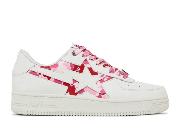 A Bathing Ape Bape Sta Icon (Camo Pink)