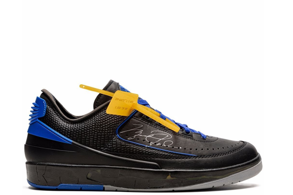 Jordan 2 Retro Low Off White (Black Varsity)