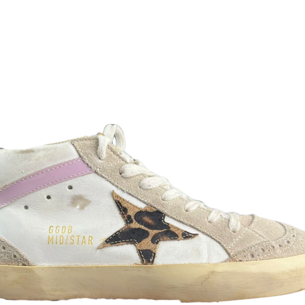 Golden Goose Mid Star (étoile léopard)
