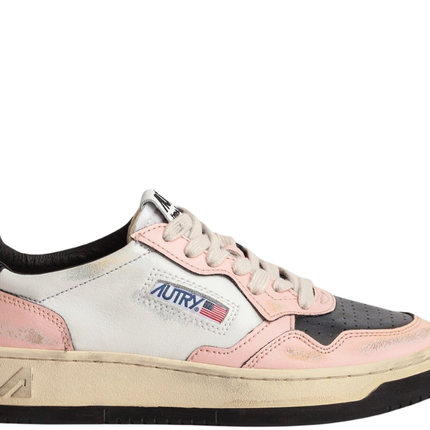 Autry Medalist (White Pink)
