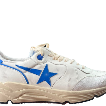 Golden Goose Running White Blue