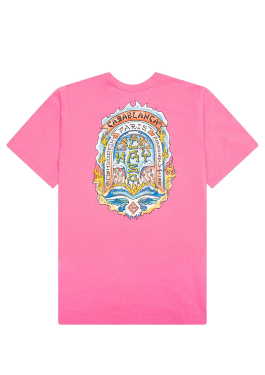 T-shirt Casablanca Pink Way Skate