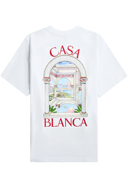 T-Shirt Casablanca Le Passage White