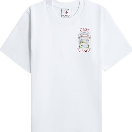 T-Shirt Casablanca Le Passage White