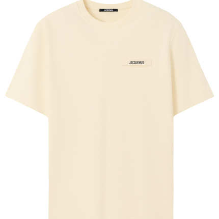 T-Shirt Jacquemus Le Gros Grain Beige