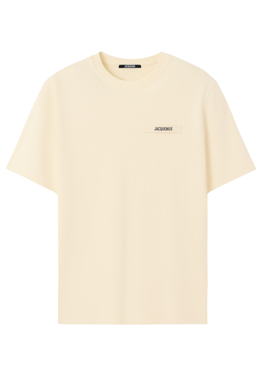 T-Shirt Jacquemus Le Gros Grain Beige