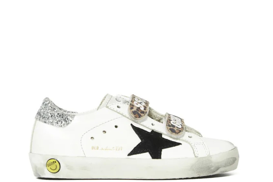 Golden Goose Old School Scratch Léopard