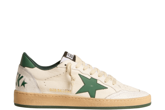 Golden Goose Ball Star White Green