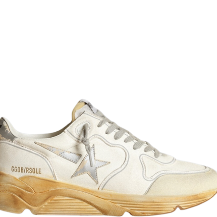 Golden Goose Running White Yellow Sole