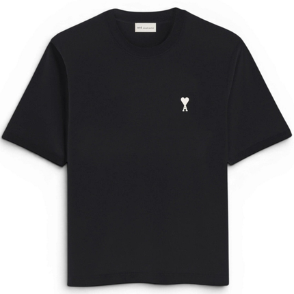 T-Shirt AMI Paris Place Des Victoires Noir
