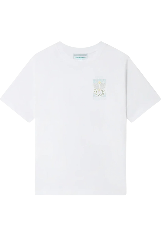 T-shirt Casablanca Tennis Bleu