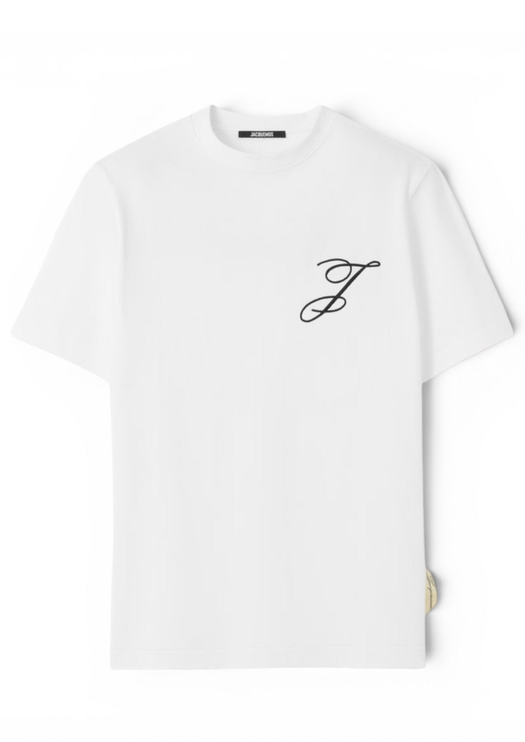 T-shirt Jacquemus Brodé Blanc