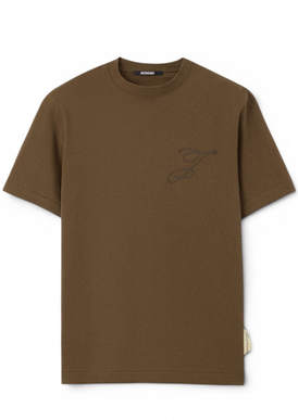 T-Shirt Jacquemus Brodé Kaki