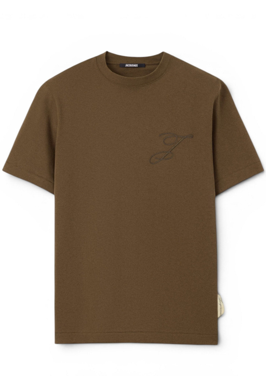 T-Shirt Jacquemus Brodé Kaki