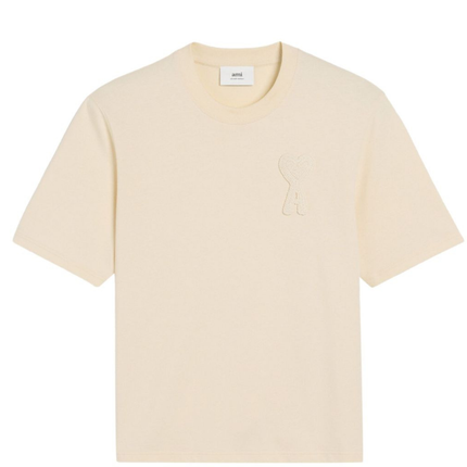 T-shirt AMI Gros Coeur Beige