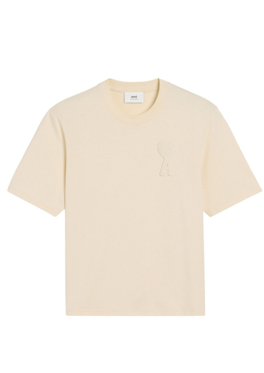 T-shirt AMI Gros Coeur Beige
