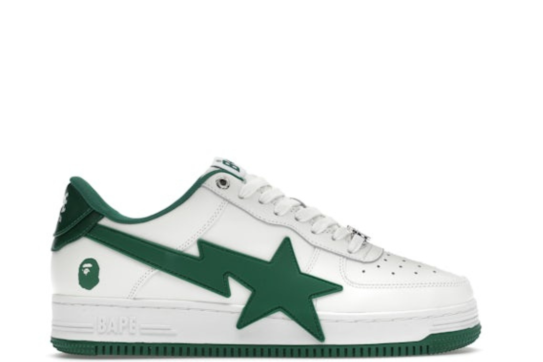 A Bathing Ape BAPE Sta Green White