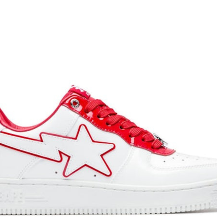 A Bathing Ape BAPE Sta White Red