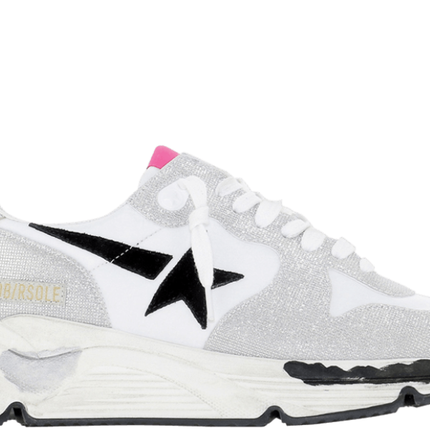 Golden Goose Running Silver Sequin