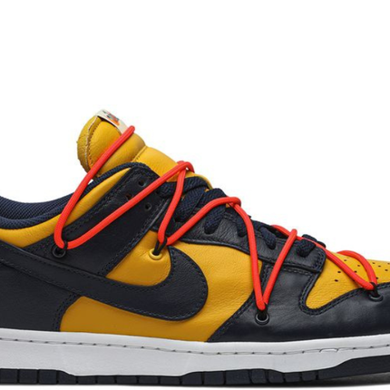 Nike Dunk Low Off White University Gold