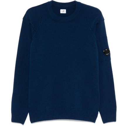 Pull Crewneck Laine CP Company (Bleu Marine)
