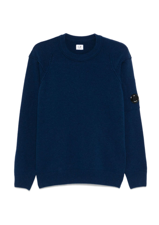 Pull Crewneck Laine CP Company (Bleu Marine)