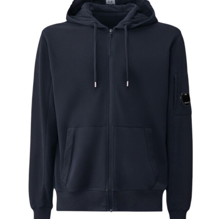 Hoodie Zippé CP Company (Bleu Marine)