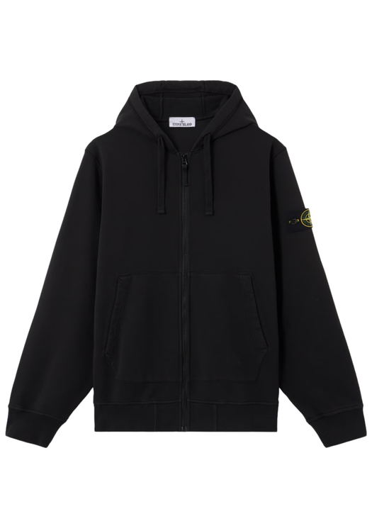 Hoodie Zippé Stone Island Noir