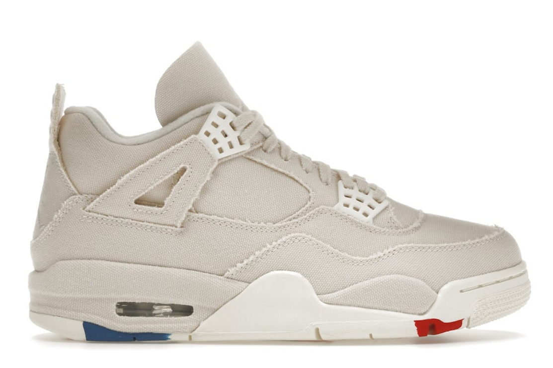 Jordan 4 Retro ( Sail Blanck Canvas ) 2021