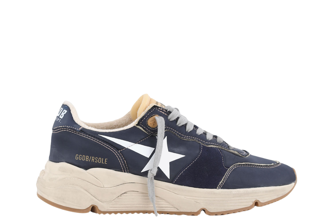 Golden Goose Running (Navy Cream)