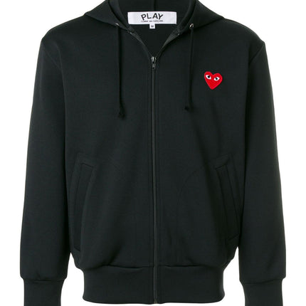 Hoodie Zippé Comme des Garçons (Noir)