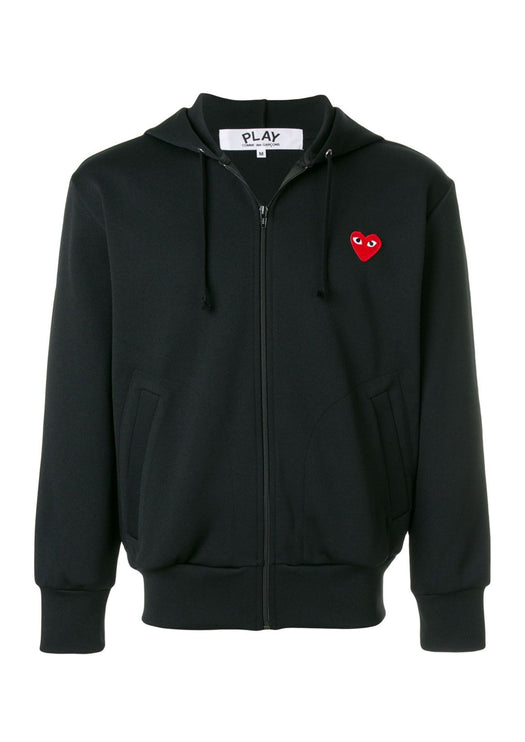 Hoodie Zippé Comme des Garçons (Noir)