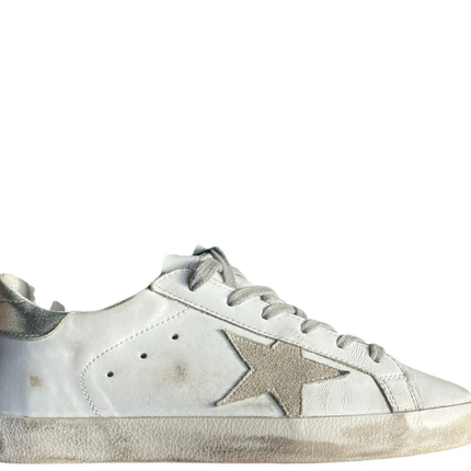 Golden Goose Superstar ( White Silver )