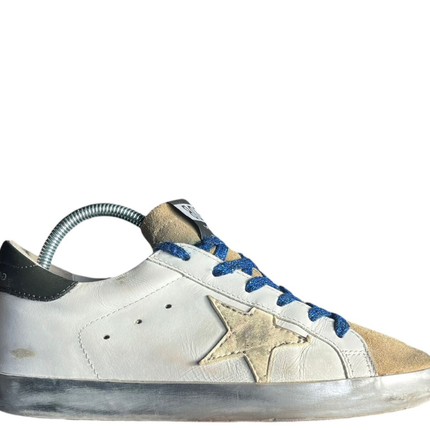 Golden Goose Superstar ( White Silver Blue )