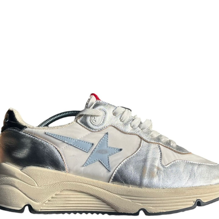 Golden Goose Running ( Silver Blue )