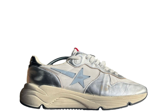 Golden Goose Running ( Silver Blue )